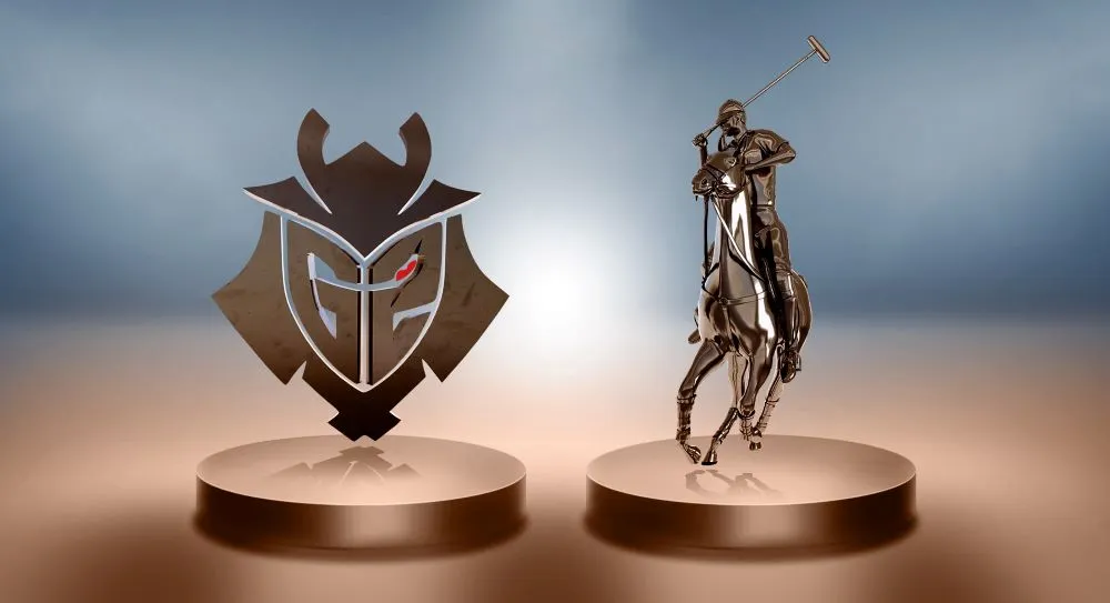 Ralph Lauren esports sponsorship with G2 Esports showing collaboration between high-end fashion and professional gaming.