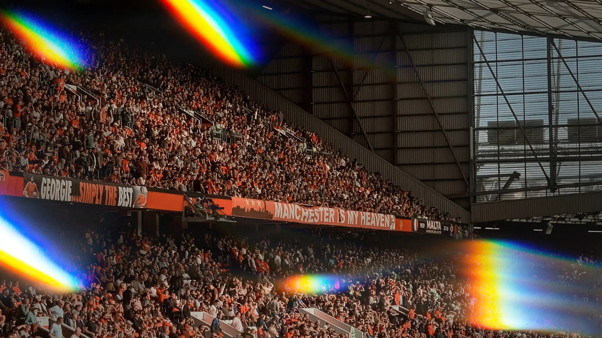Crowd filled stadium showing a live sports audience, representing real world data used in audience analysis to understand fan behaviour and engagement